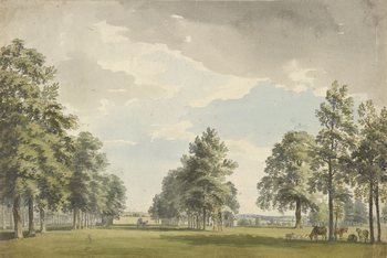A view of a park, by Paul Sandby (ca 18th-century)
