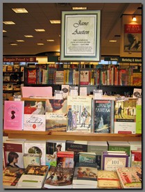 Image of Jane Austen table display