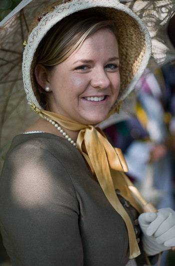 Virginia Claire Tharrington at the Jane Austen Festival (2008)