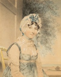 Portrait of Miss Maria Edgeworth, by John Downman (1807)