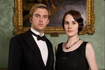 Downton Abbey Season: 3 Dan Stevens as Matthew Crawley and Michelle Dockery as Mary Crawley (2012)